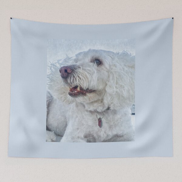 Item preview, White Labradoodle designed and sold by Debra Martz.