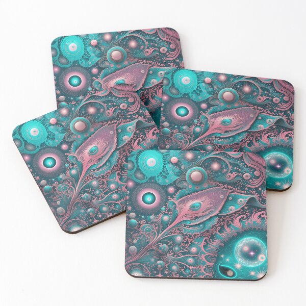 Item preview, Other Worldly Designs- nebulas, stars, galaxies, planets with feathers  designed and sold by BirdsnStuff.