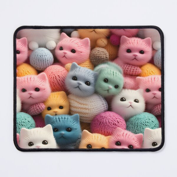 Item preview, Adorable Crocheted Baby Amigurumi Animals Seamless Pattern designed and sold by AlienSkinEyes.