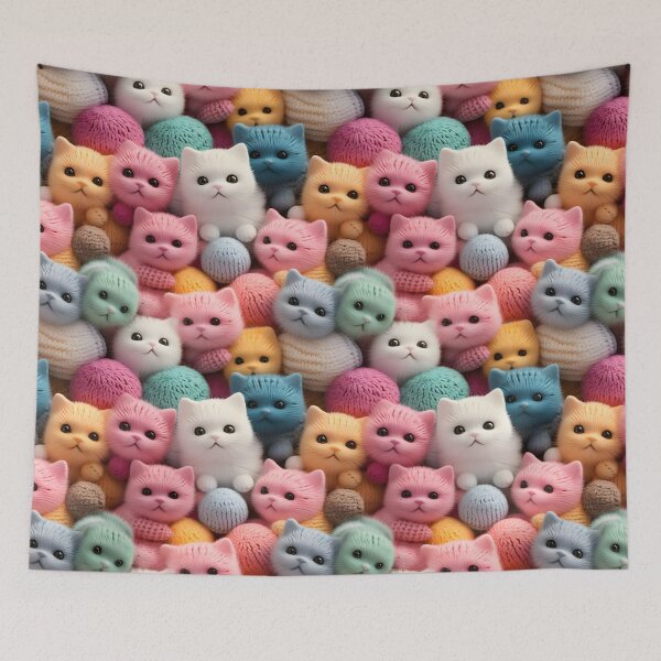 Item preview, Adorable Crocheted Baby Amigurumi Animals Seamless Pattern designed and sold by AlienSkinEyes.