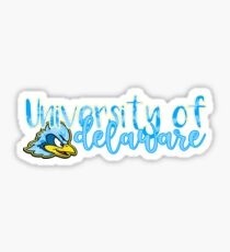 University of Delaware Watercolor Hen Sticker