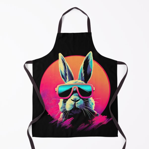 Item preview, 80's Synthwave Retro Bunny designed and sold by Puristock.
