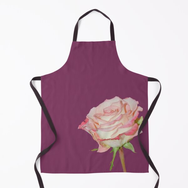 Item preview, Pink Rose Open Bloom - burgundy background designed and sold by Louise-Mae.