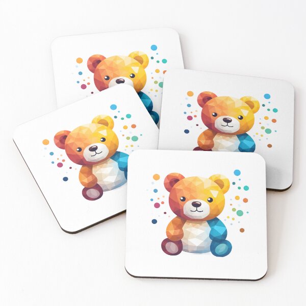 Item preview, rainbow bear cute art little bear art no.2 designed and sold by KAMESUN.