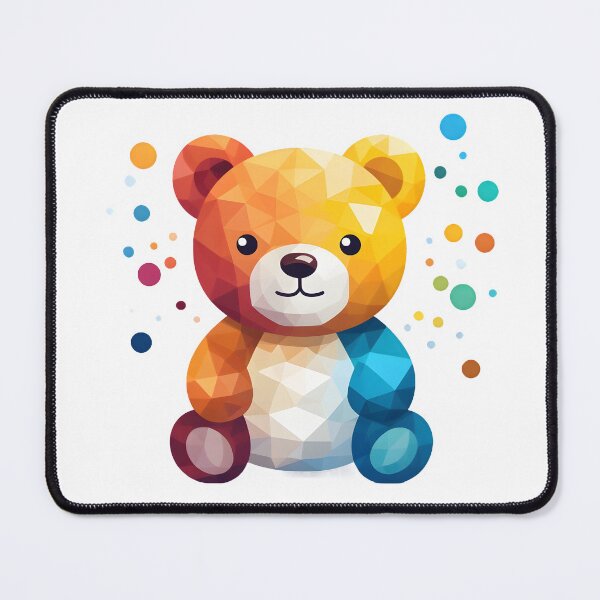 Item preview, rainbow bear cute art little bear art no.2 designed and sold by KAMESUN.