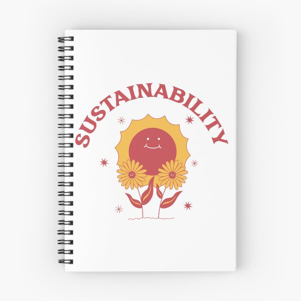 Item preview, Sustainability - Happy Sun With Flowers designed and sold by pixelplaza.
