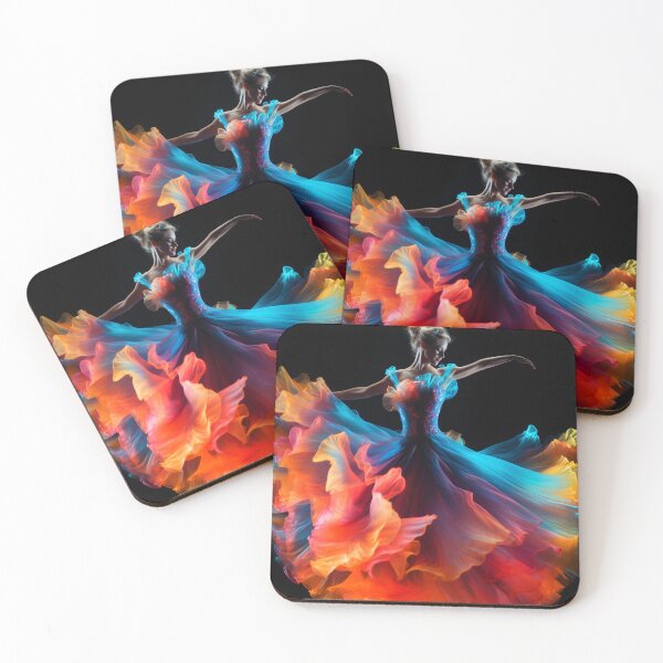 Item preview, Colorful Dancer 8 designed and sold by Art by Lilia.