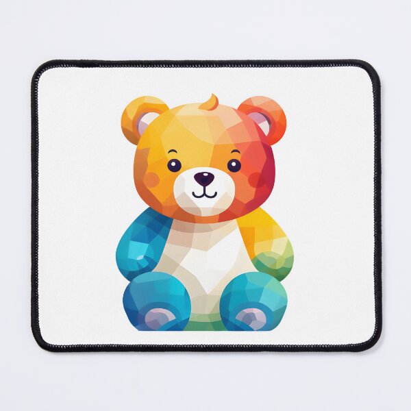 Item preview, rainbow bear cute art little bear art no.3 designed and sold by KAMESUN.