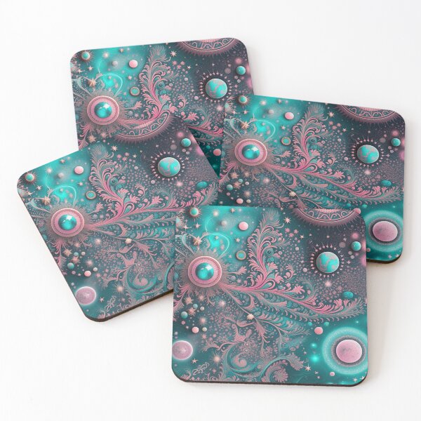 Item preview, Other Worldly Designs- nebulas, stars, galaxies, planets with feathers  designed and sold by BirdsnStuff.