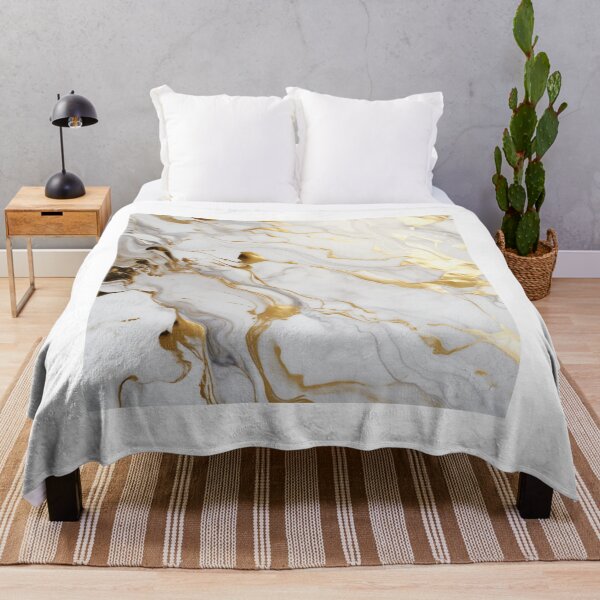 Item preview, Beautiful white and golden marble pattern designed and sold by SmileshareShop.