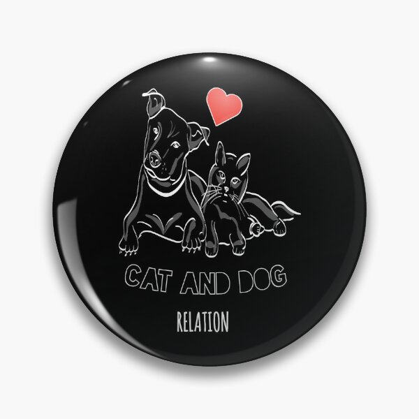 Item preview, dog and cat relation gift idea designed and sold by AleneJansse.