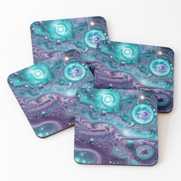 Item preview, Other Worldly Designs- nebulas, stars, galaxies, planets with feathers  designed and sold by BirdsnStuff.