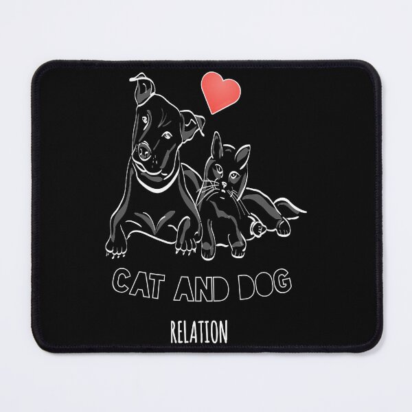 Item preview, dog and cat relation gift idea designed and sold by AleneJansse.