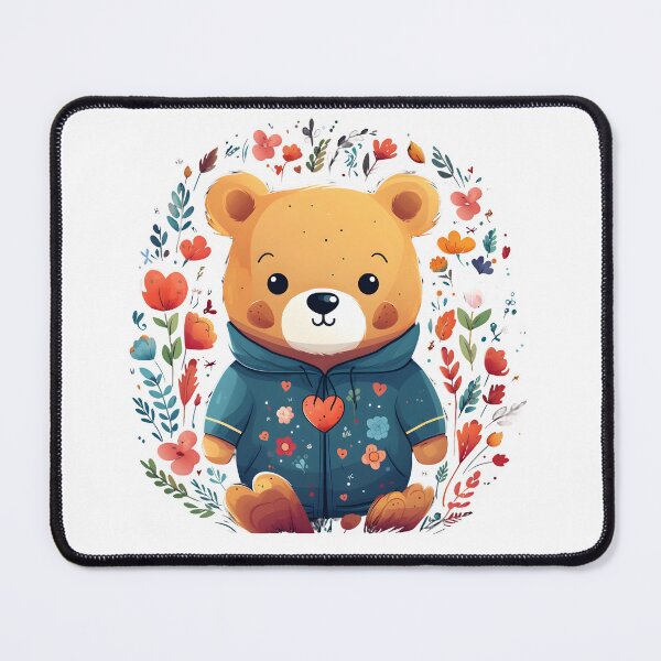 Item preview, Art paintings, little bears, colorful and flower designed and sold by KAMESUN.