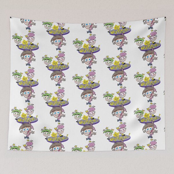 Item preview, The Fairly OddParents Cosmo Wanda And Timmy Title Logo designed and sold by AleneJansse.