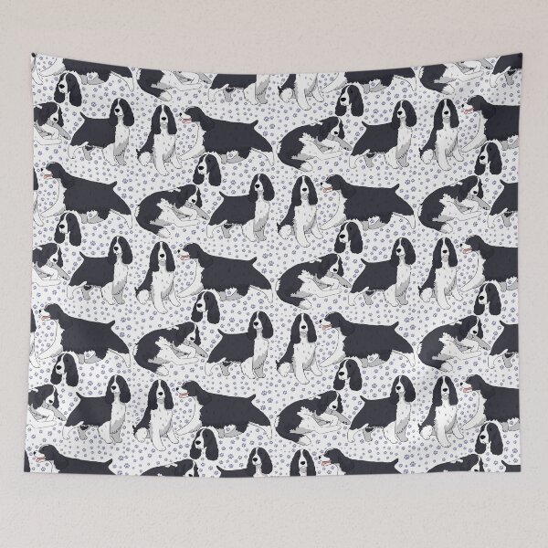 Item preview, Cute english springer spaniel pattern  designed and sold by Yaragold.