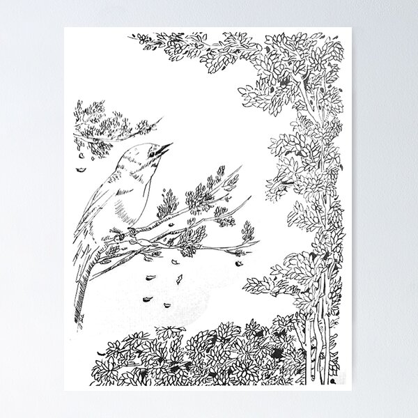 Item preview, Bird in Trees designed and sold by amsole.