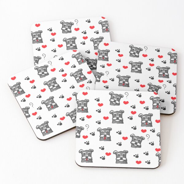 Item preview, Miniature-Schnauzer patterned designed and sold by Cute Animal pattern T-shirt.