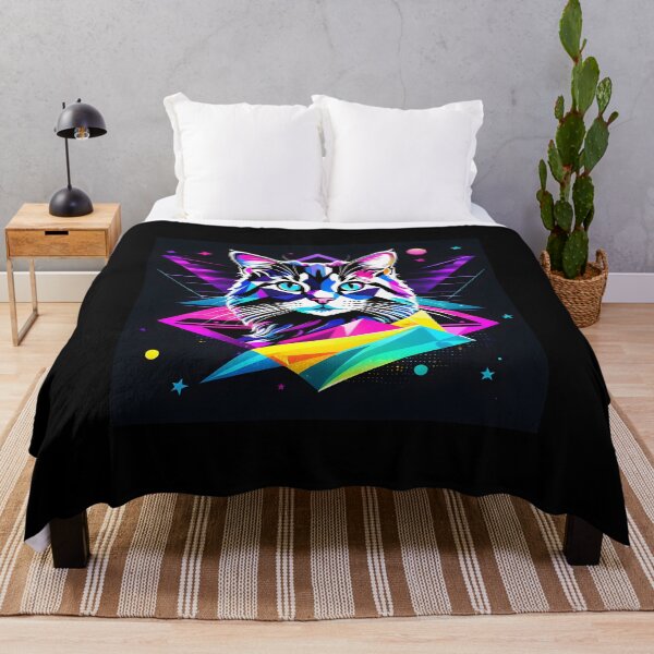 Item preview, Tron style Cat by Urban Nova Design designed and sold by UrbanNova.