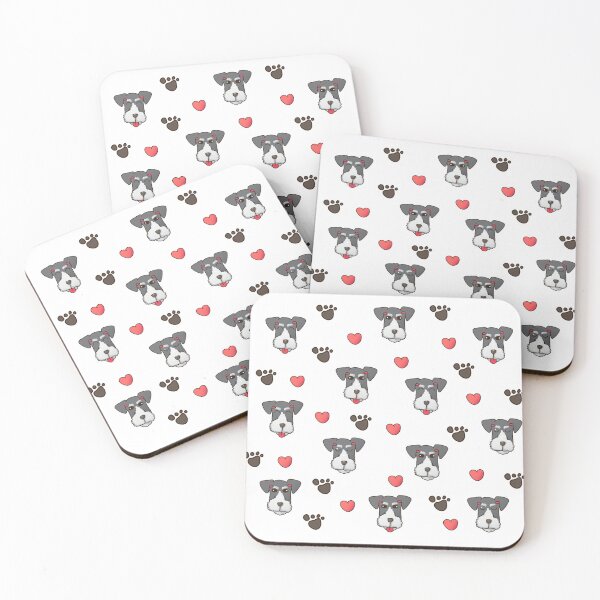 Item preview, Miniature-Schnauzer patterned products designed and sold by Cute Animal pattern T-shirt.