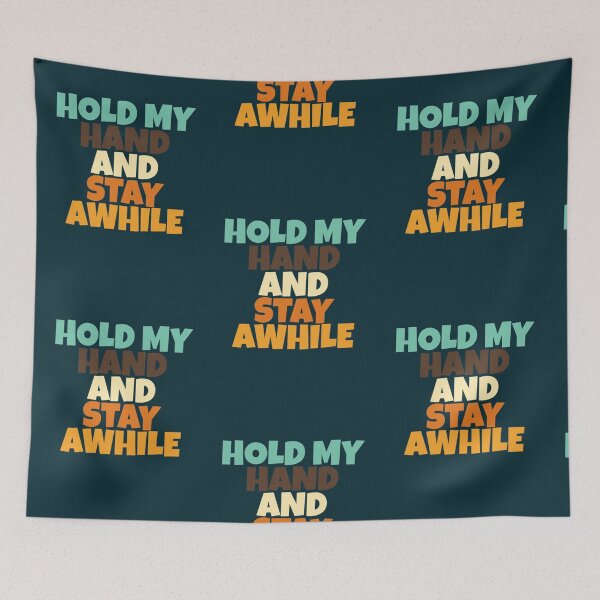 Item preview, Hold my hand and stay awhile   designed and sold by MissyCoreyg.