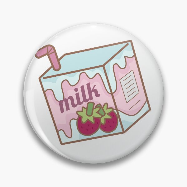 Item preview, cute sweet strawberry milk vector illustration designed and sold by peekadillie.