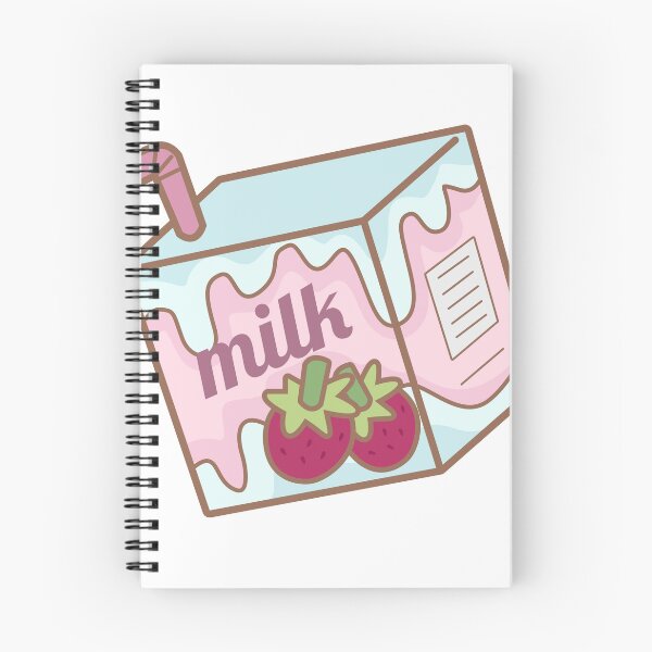 Item preview, cute sweet strawberry milk vector illustration designed and sold by peekadillie.