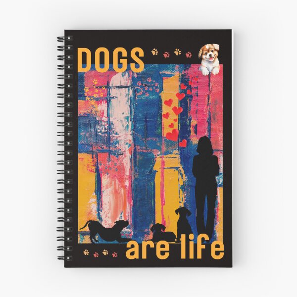 Item preview, Dogs Are Life - Dog Slogan designed and sold by Wolfheartart.