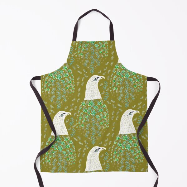 Item preview, Tropical Blue Bird in mustard - small designed and sold by SerahO.
