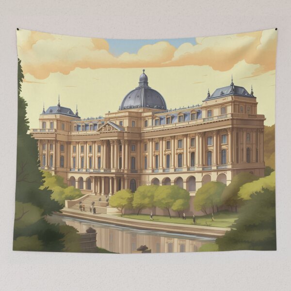 Item preview, A Vintage Travel Illustration of Brussels - Belgium designed and sold by GoodOldVintage.