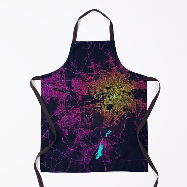 Item preview, Ankara City Map of Turkey - Neon designed and sold by deMAP.