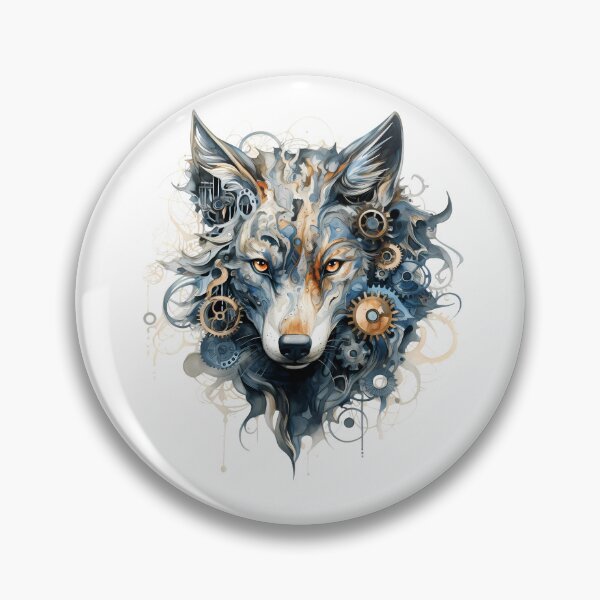 Item preview, Steampunk Wolf made of Clockwork Gears designed and sold by SchorlCraft.