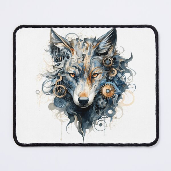 Item preview, Steampunk Wolf made of Clockwork Gears designed and sold by SchorlCraft.