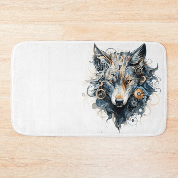Item preview, Steampunk Wolf made of Clockwork Gears designed and sold by SchorlCraft.