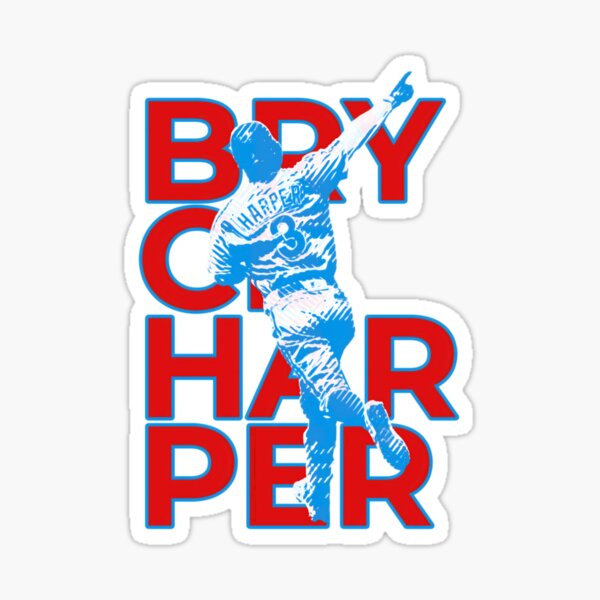 Bryce Harper Bedlam at The Bank Sticker for Sale by Sherif