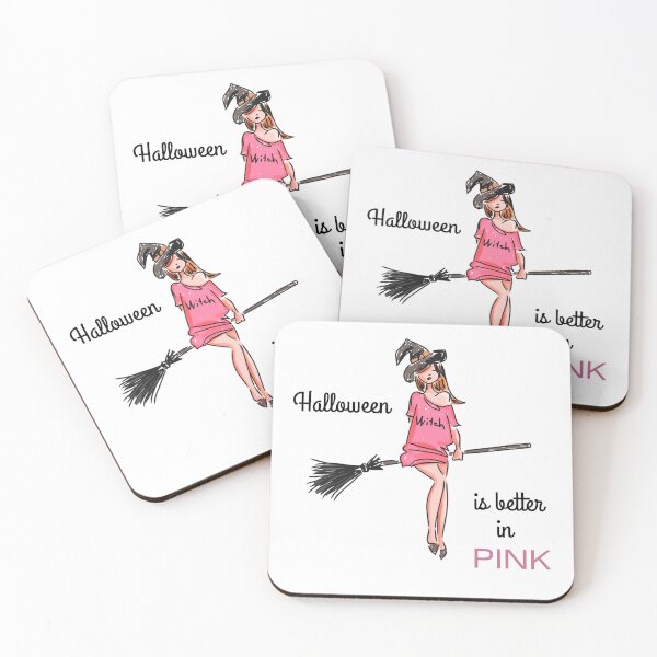 Item preview, Halloween is better in PINK designed and sold by kirkytracy.