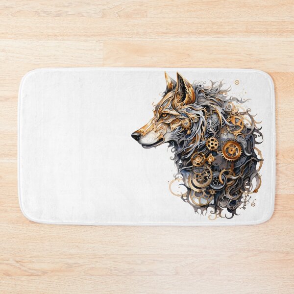 Item preview, Steampunk Wolf made of Clockwork Gears designed and sold by SchorlCraft.