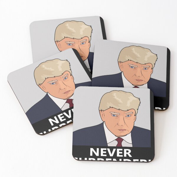 Item preview, Trump Never Surrender Mug Shot designed and sold by Art Wear.