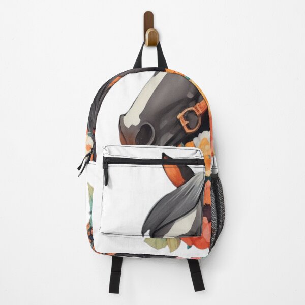 Item preview, Black Haflinger Horse Portrait on Colorful Flower Meadow designed and sold by YourNameMatters.