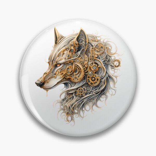 Item preview, Copy of Steampunk Wolf made of Clockwork Gears designed and sold by SchorlCraft.