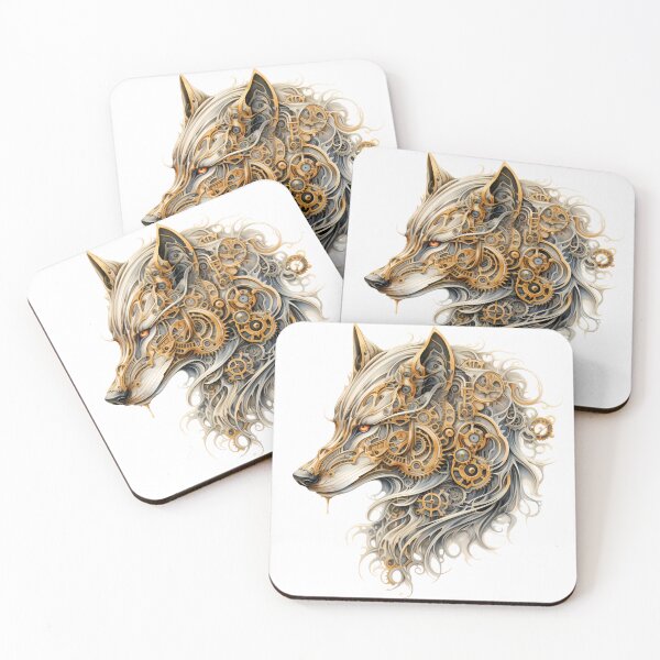 Item preview, Copy of Steampunk Wolf made of Clockwork Gears designed and sold by SchorlCraft.