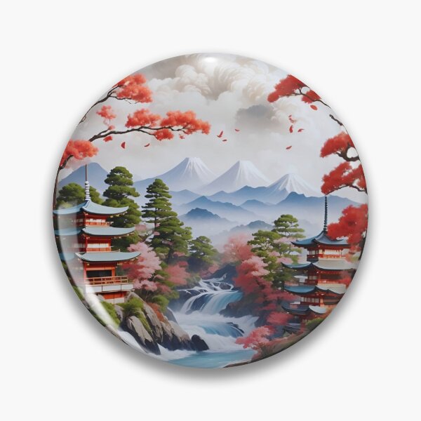 Item preview, Japanese bank river graphic design  designed and sold by Sayed008.