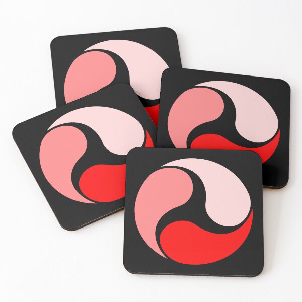 Item preview, Three Drops Circle Symbol Red designed and sold by Jeallan Designs.