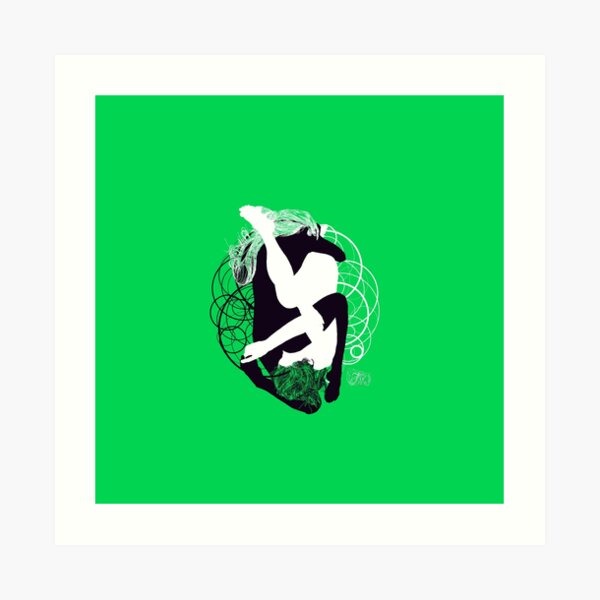 ying and yang Art Print