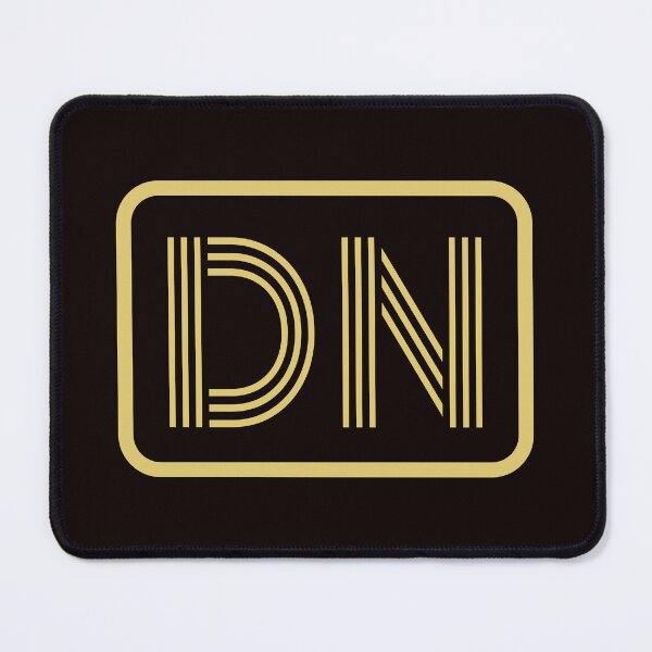 Item preview, DN Initials Gold Geometric Letters designed and sold by Jeallan Designs.