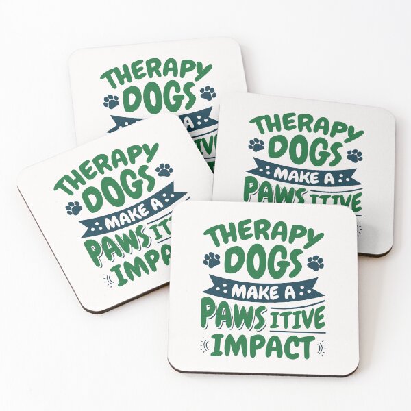 Item preview, Therapy Dogs Make a Pawsitive Impact designed and sold by jaygo.