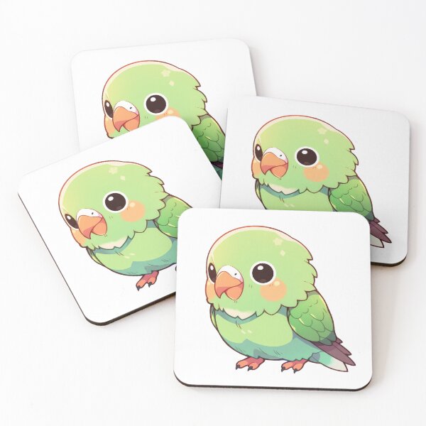 Item preview, Chibi style parrot designed and sold by SundayDonuts.