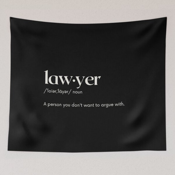 Item preview, Lawyer Dictionary Definition Joke - Law, Leadership, Feminism, Philosophy, and Intellectual Quotes designed and sold by ethanzakicab.
