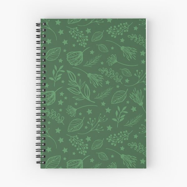 Item preview, Hunter Green Leaf Pattern designed and sold by stareongroup.