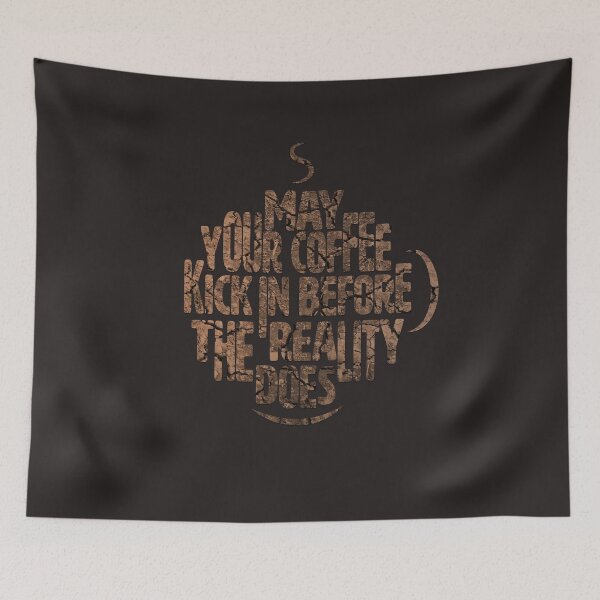 Item preview, Funny Coffee Quote designed and sold by KlaudiDesignArt.